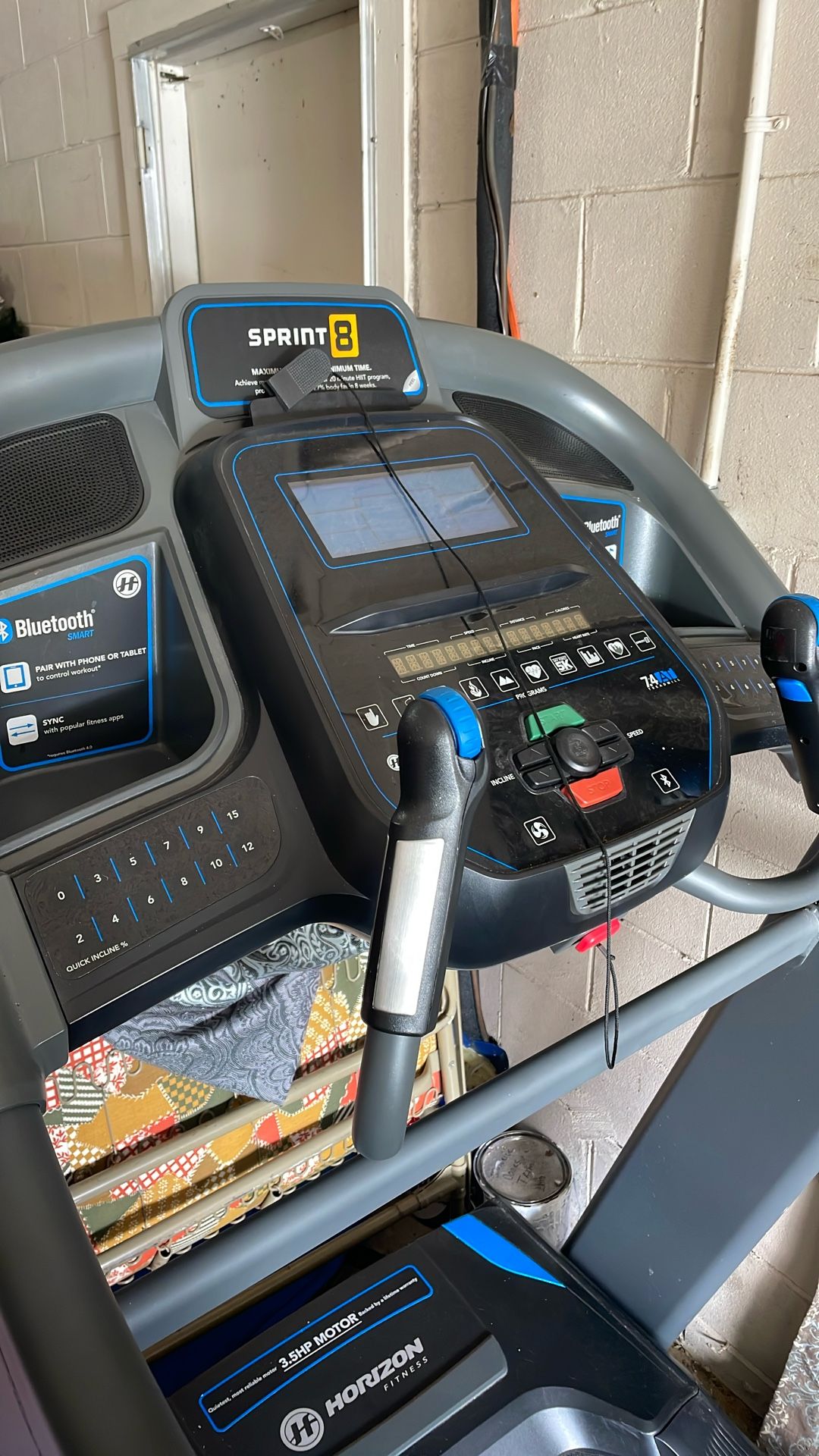 7.8 Horizon Bluetooth Treadmill 