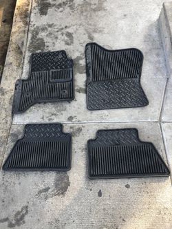Chevy Silverado crew cab oem mats