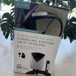 Lectron Home Level 2 J1772 V-BOX Pro EV Charging Station WiFi App Version | 240V | 48 Amp | NEMA 14-50 / Hardwired