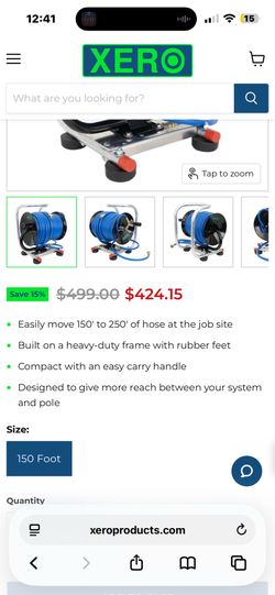 🦅🇺🇸 XERO 250’ Hose Reel - $350 🇺🇸🦅