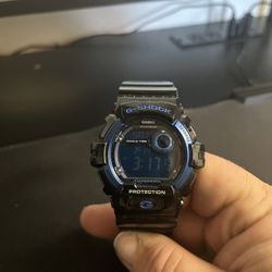 Black And Midnight Blue G- Shock 