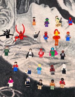 LEGO Marvel Daily Bugle Minifigure Lot - 24 Figures (100% Complete)