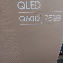 SAMSUNG 75"INCH QLED 4K Q60D
