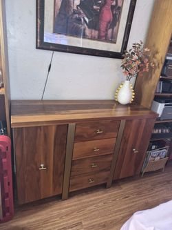 Cabinet for storage or TV.