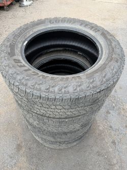 Used Set Of Goodyear Tires Size 265/60/18