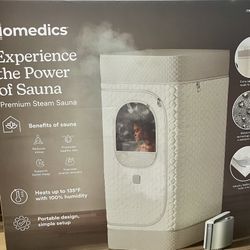Portable Steam Sauna Homedics BNIB