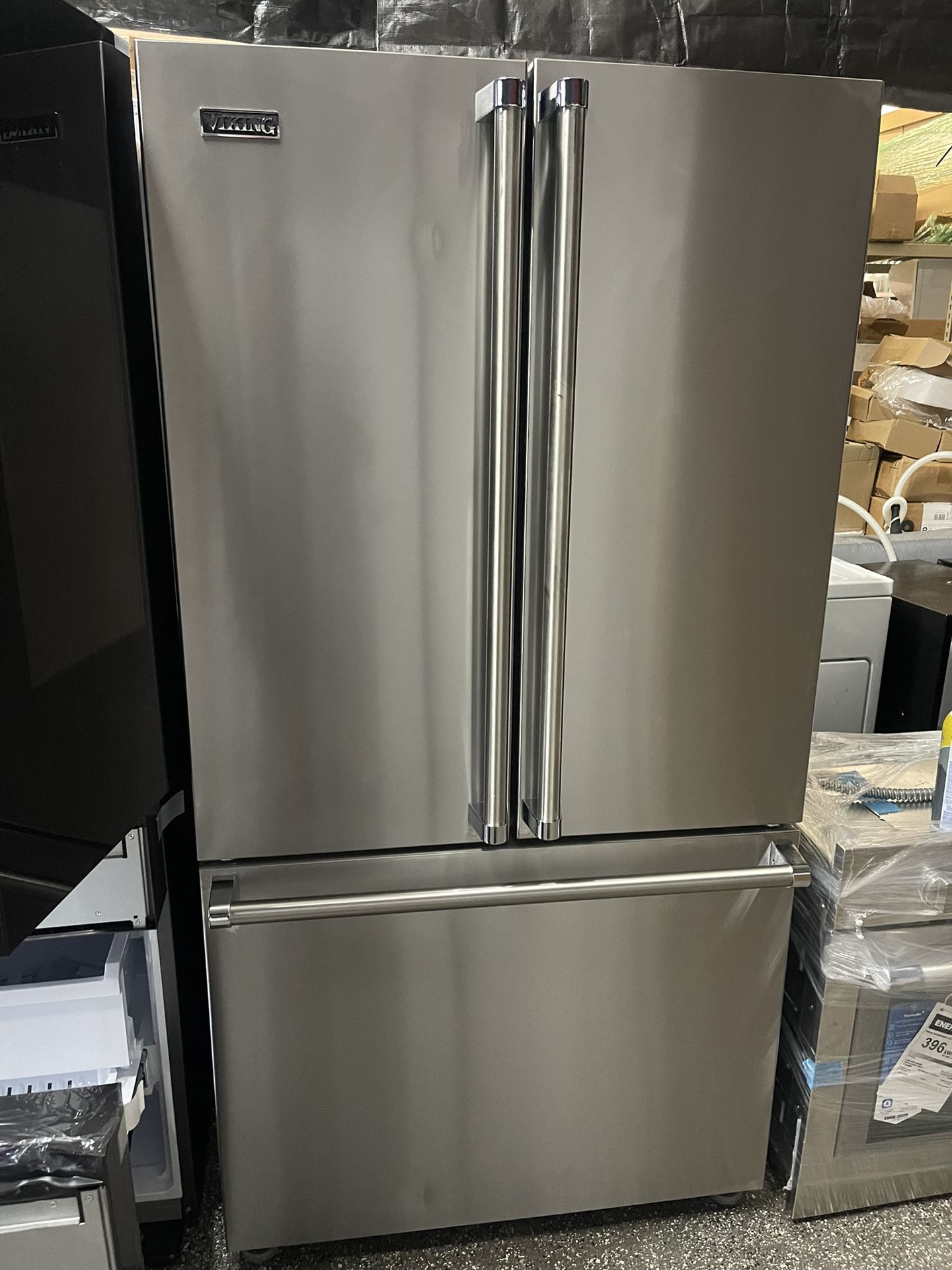 New Viking 36β French Door Fridge Stainless Steel