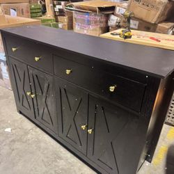 Sideboard Buffet Cabinet with Storage, 55" Large Kitchen Storage Cabinet with 2 Drawers  $120