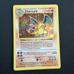 Pokémon Shadowless Charizard LP-NM
