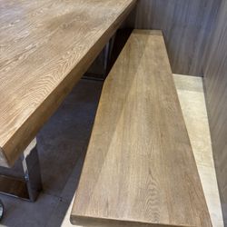 Dining Table With Bench  & 3 Chairs