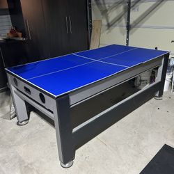 3 in 1 (ping pong, pool, air hockey) table