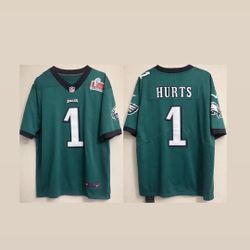 Philadelphia Eagles Jalen Hurts #1 Super Bowl Jersey – Nike On-Field – Men’s XL