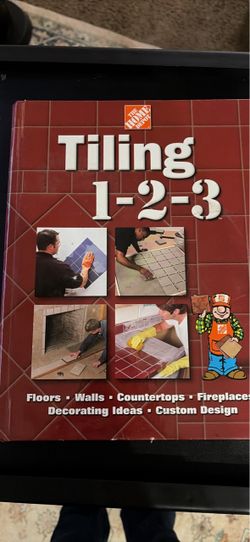 Home Depot Tiling 1-2-3 Hardcover Book