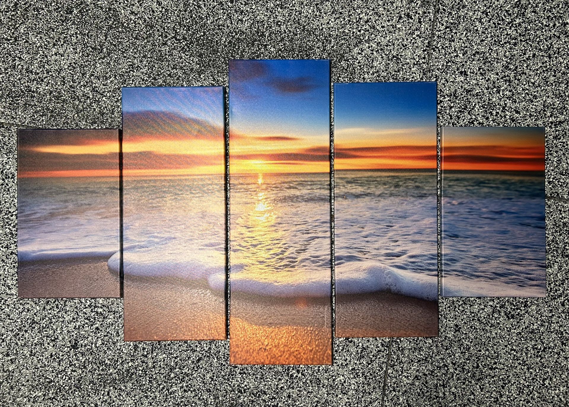 Life is a Beach 5 Piece Canvas Picture