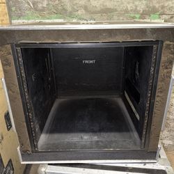 10U Shock Mount Rack Road Case - No Wheels