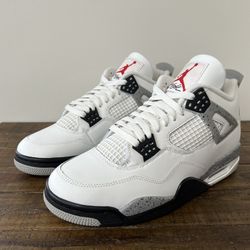 Air Jordan 4 ‘White Cement’ Size 10 Mens DS Brand New