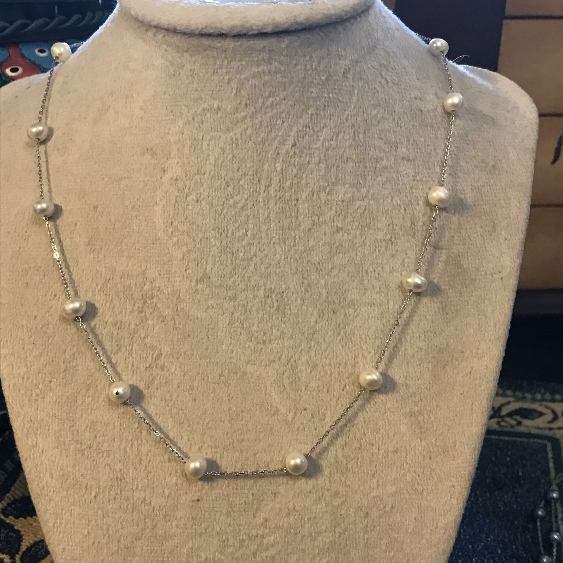 Natural Pearl Necklace 925