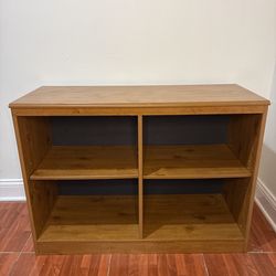 Wooden Bookcase with 4 Shelves