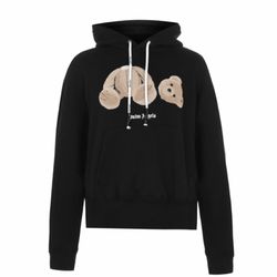 Palm Angels Bear Hoodie Black