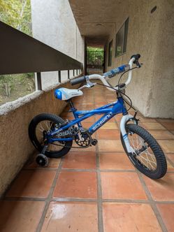 Kids Schwinn bike with training wheels
