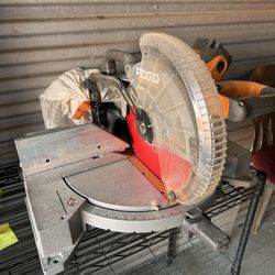 Rigid Miter Saw With Laser 