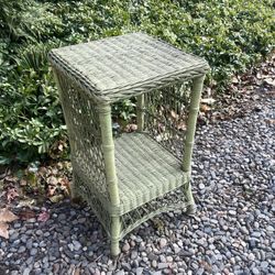 Antique Wicker Table 