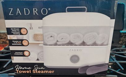 New, Zadro Towel Steamer with Tongs,