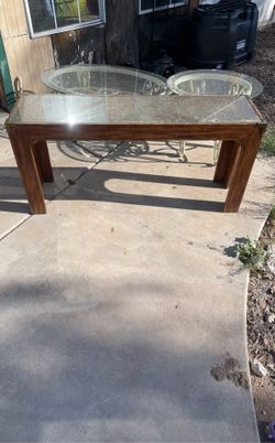 Side Glass table