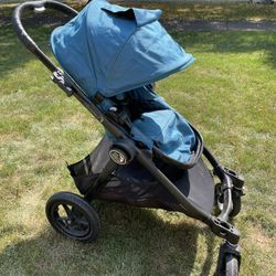 Baby Jogger City Select Stroller - Blue - 2 Seats