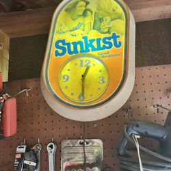 Old Sunkist Clock . 