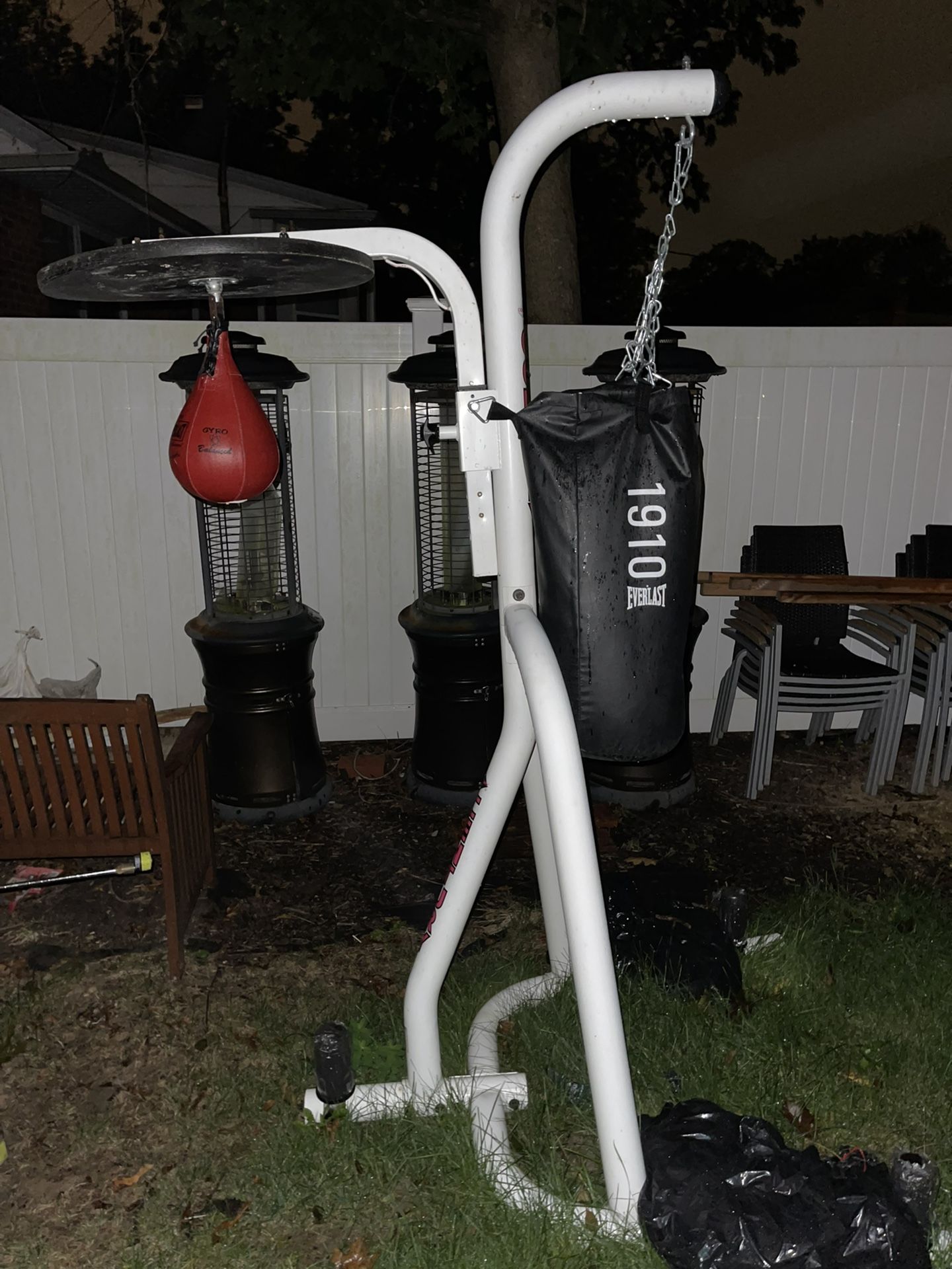 Punching Bag And Speed Bag Stand 