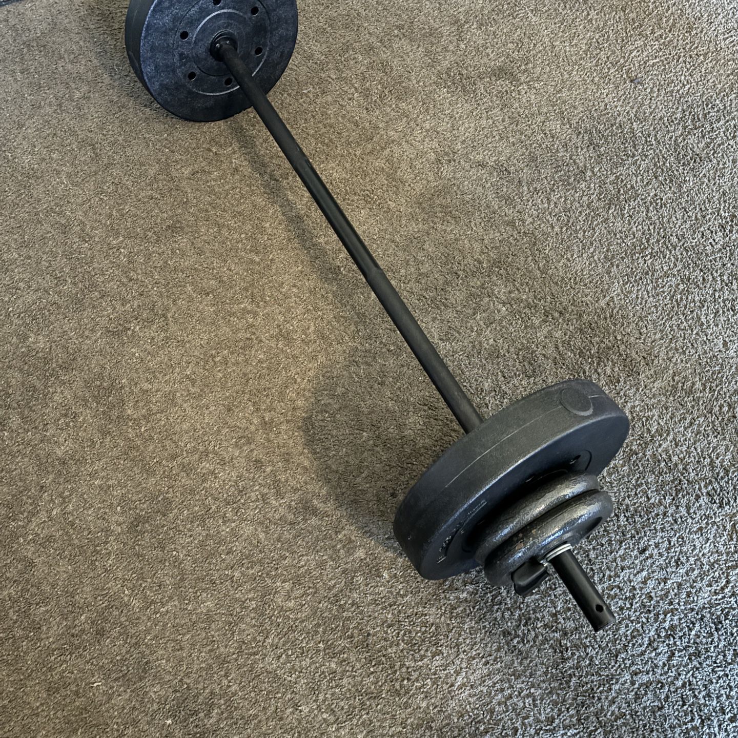 Weights With Straight Bar $45