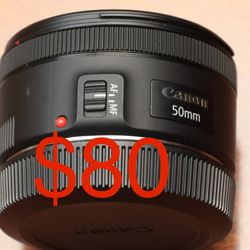 Canon 50mm Prime Lens 1.8