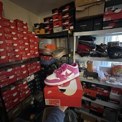 Nike Dunk Low Active Fuchsia  Brand New!  Size: 7Y