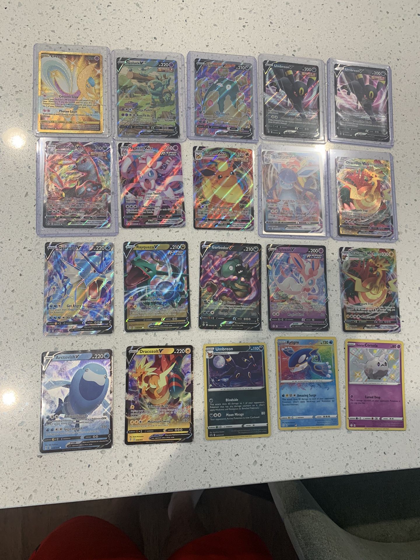 Evolving Skies Rares - Secret  Gold Alternate Art Full Art V Max Ect