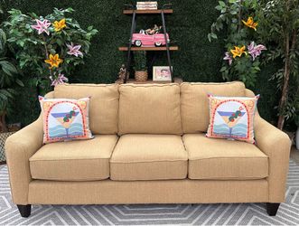 Used Beige Yellow LaZboy Couch