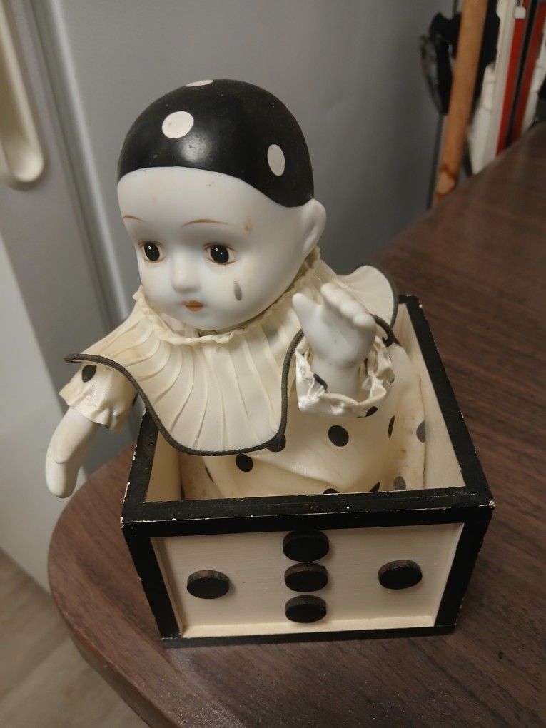 Porcelain Doll Music Box$20