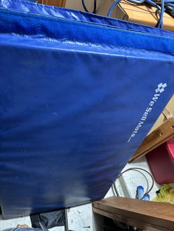 Balance Beam And Gymnastics Mat