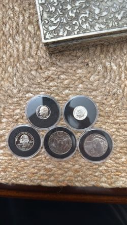 40% silver half dollar 2 mint proof dime and Quarter