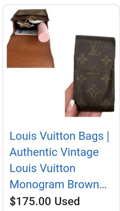 Vintage Louis Vuitton Cigarette Case for Sale in North Las Vegas, NV -  OfferUp