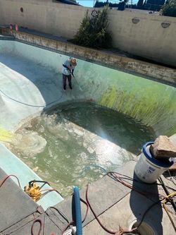 Green algae chemicals drain
