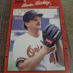 Kevin Hickey Error Baseball Card 