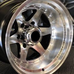 Brand New 15x10 -44 Offset Off Road Style Wheels 6x139 Black Polish All 4 Price Firm 