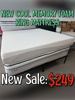 NEW COOL MEMORY FOAM KING MATTRESS