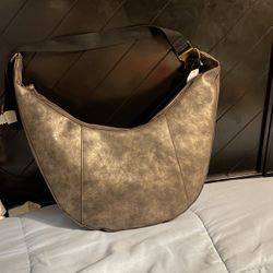 Silvery Grey hobo bag