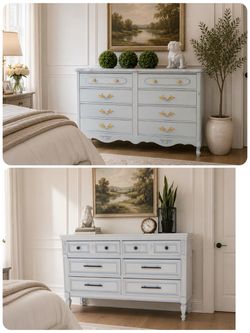 Beautiful blue dresser French provincial