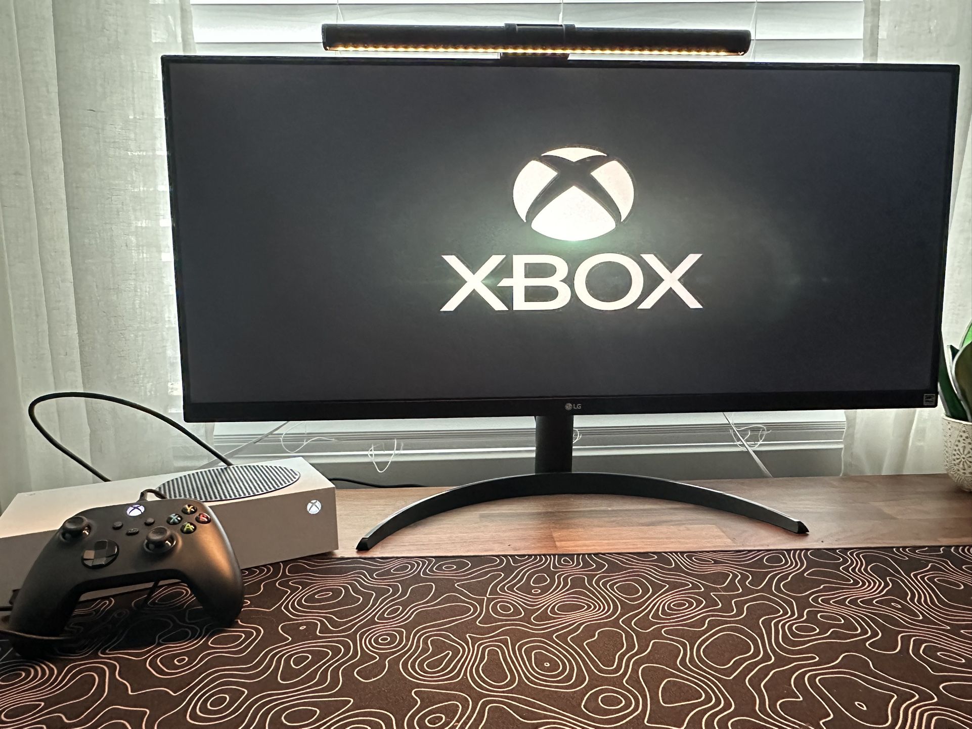 Full Gaming Setup - Xbox Series S 512GB and 34” LG Ultra-wide Monitor