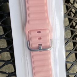 Apple Watch Pink Silicone Buckle Band 49/45/44/42