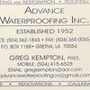 Advance Waterproofing Co