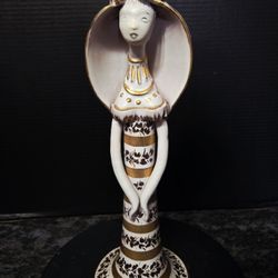 Vintage Rare Unique Authentic by Vera Magda Braga Milianese artist Figuerine 12.5" 